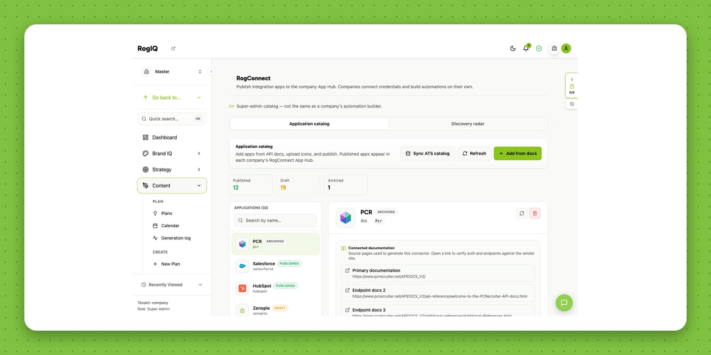 RogConnect — automations