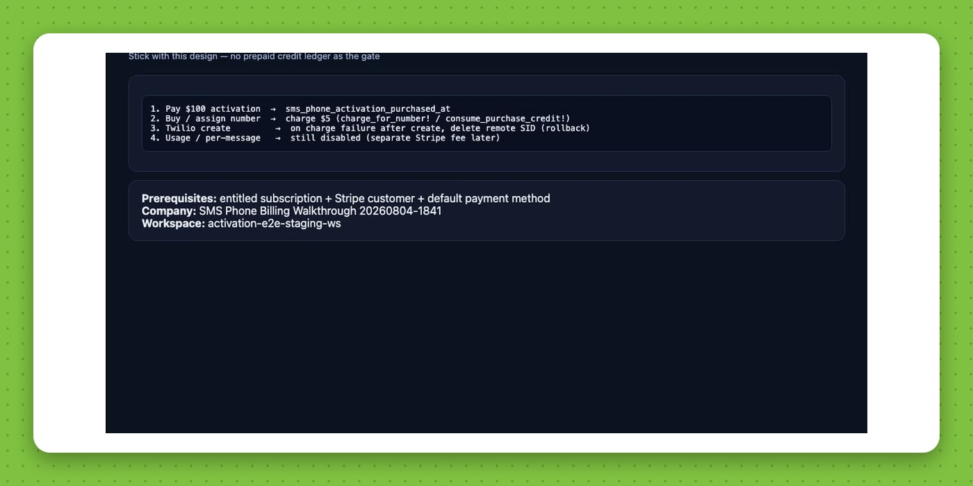 SMS — with email